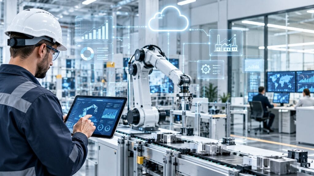 Nowoczesne przedsiębiorstwo wdrażające innowacyjne technologie cyfrowe, automatyzację procesów i rozwiązania informatyczne dzięki dofinansowaniu z programu Dig.IT - Transformacja Cyfrowa.
